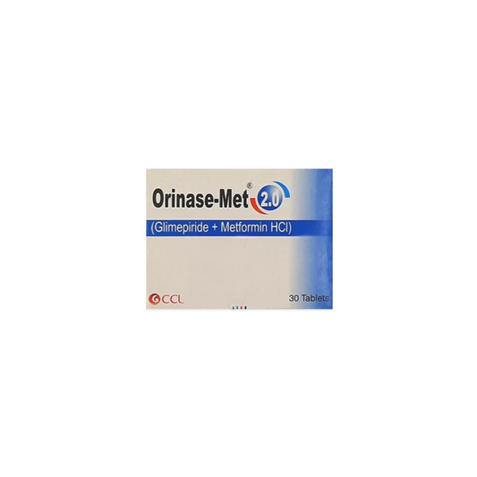 Orinase-Met Tablets 2/500Mg  30,s (1 Strip = 10 Tablets)