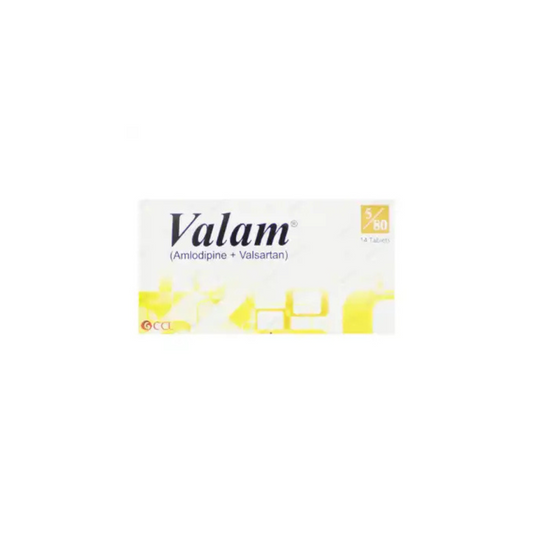 Valam Tablets 5Mg/80Mg 14,s (1 Strip = 7 Tablets)