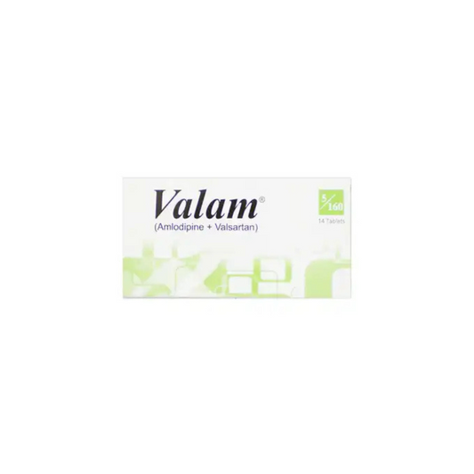 Valam Tablets 5Mg/160Mg 14,s (1 Strip = 7 Tablets)