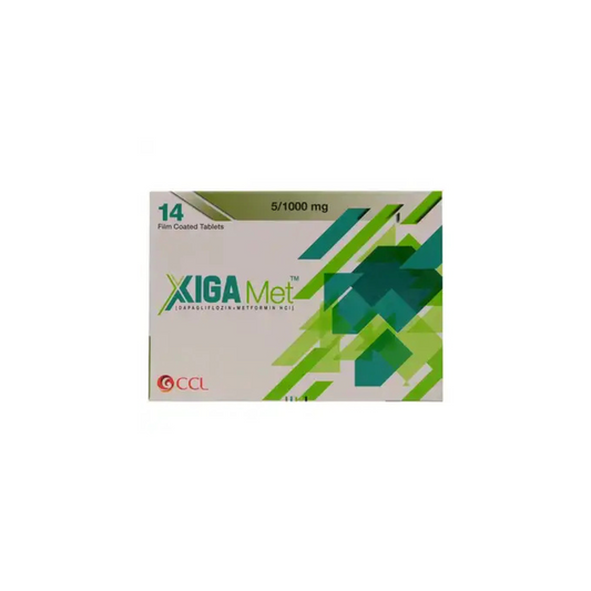 Xigamet 5/1000 Mg Tab (1 Strip = 7 Tablets)