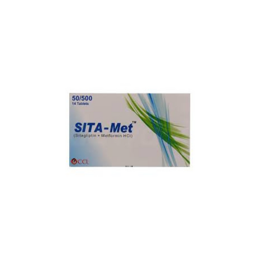 Sita-Met 50/500Mg Tab 14,s (1 Strip = 7 Tablets)