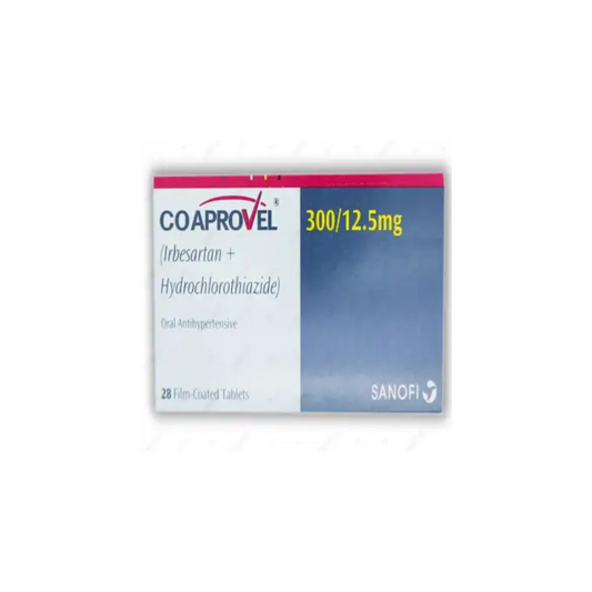 Co-Aprovel Tablets 300/12.5Mg 28'S (1 Strip = 14 Tablets)