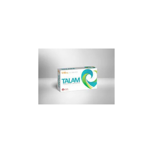 Talam Tablets 5/40Mg 14's (1 Strip = 7 Tablets)