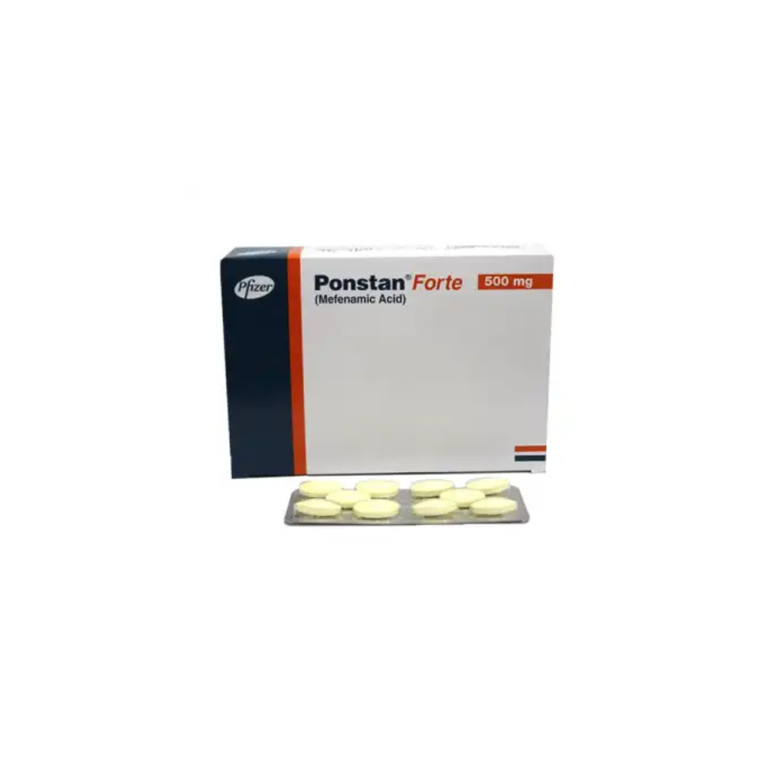 Ponstan Forte Tablets 500Mg (1 Strip = 10 Tablets)
