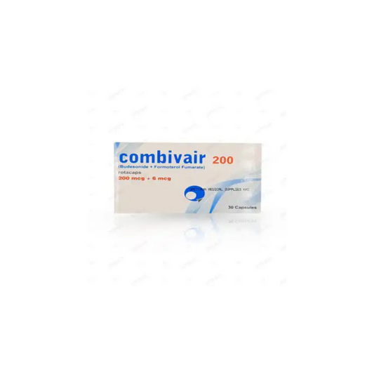 Combivair Rotacaps 200/6Mcg 30's (1 Strip = 10 Capsules)