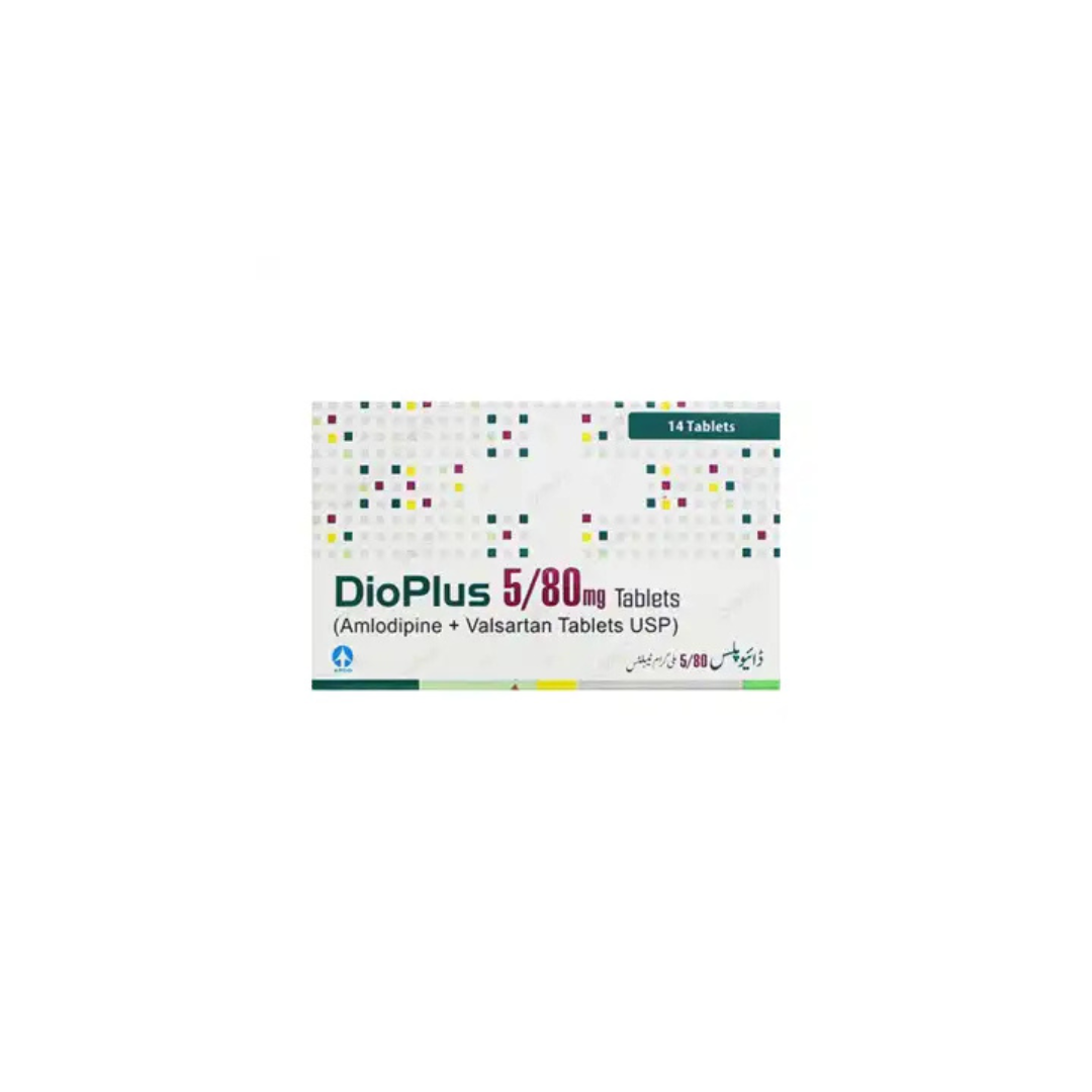 Dioplus Tablets 5/80Mg 14's (1 Strip = 7 Tablets) – PILLBOX+