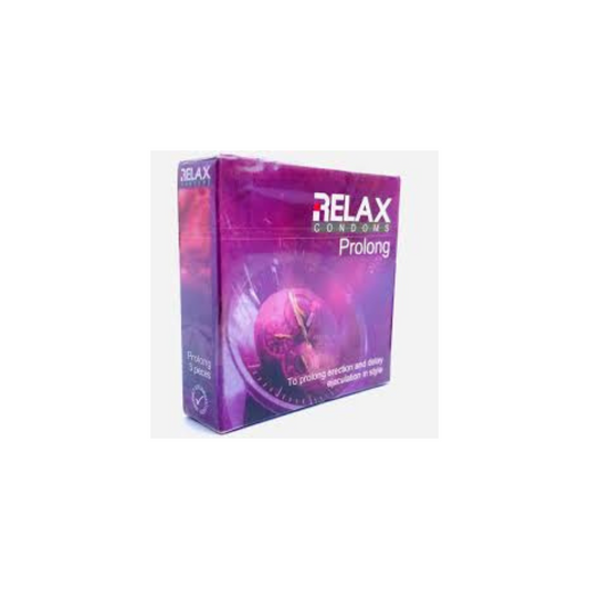 Relax Prolong Condoms 3's