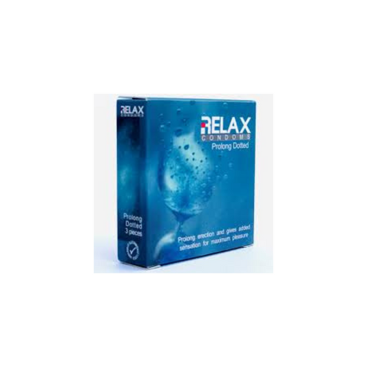Relax Prolong Dotted Condoms 3's