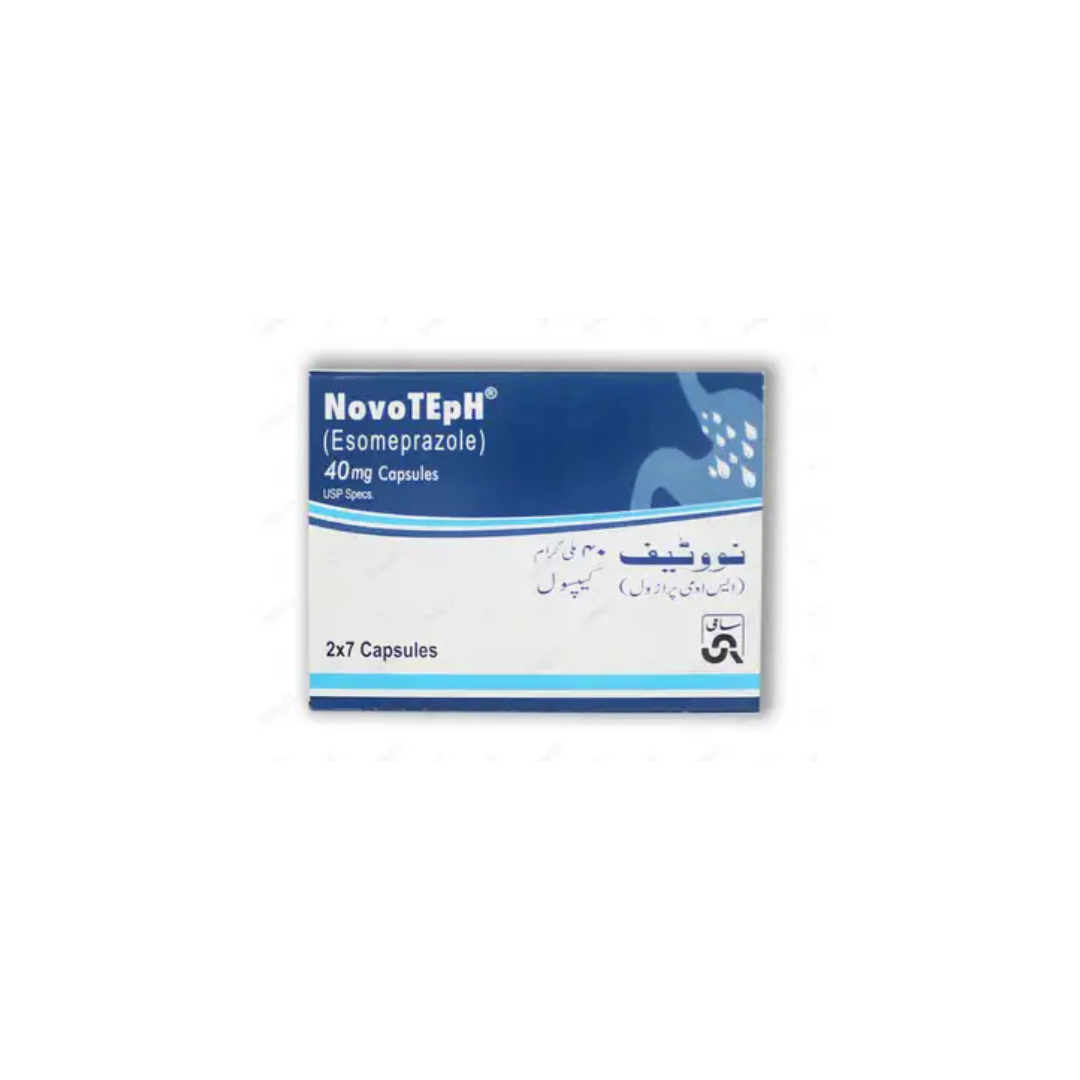Novoteph Capsules 40Mg 14,s (1 Strip = 14 Capsules) – PILL BOX