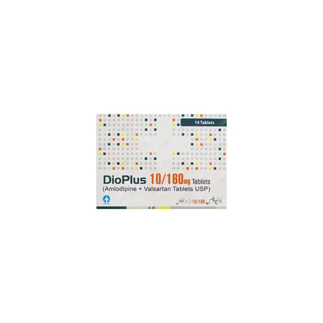 Dioplus گولیاں 10/160Mg 14,s (1 پٹی = 7 گولیاں) 
