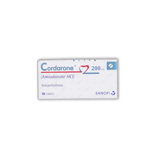 Cordarone Tablets 200Mg 30's (1 Strip = 10 Tablets)