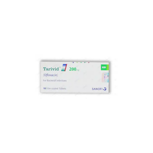 Tarivid Tablets 200Mg 10's (1 Box = 1 Strip)