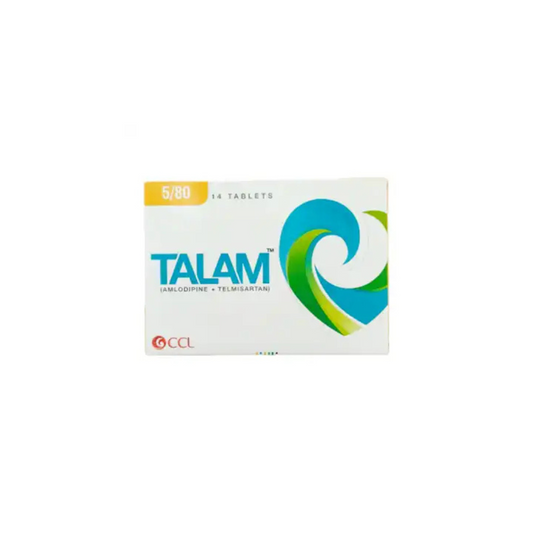 Talam Tablets 5/80Mg 14's (1 Strip = 7 Tablets)