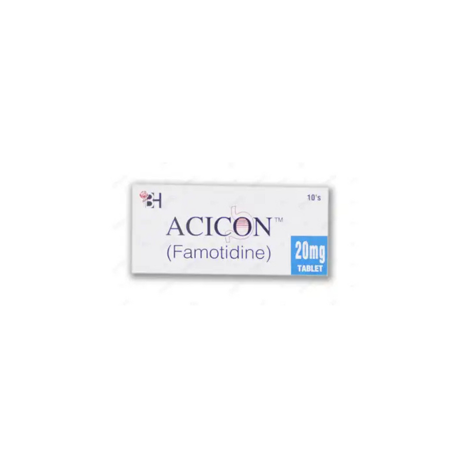 Acicon Tablets 20Mg 10's (1 Strip = 10 Tablets)