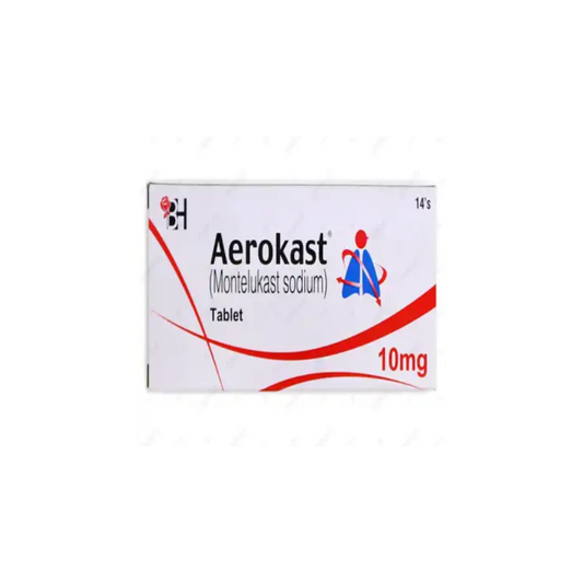 Aerokast Tablets 10Mg (1 Box = 14 Tablets)