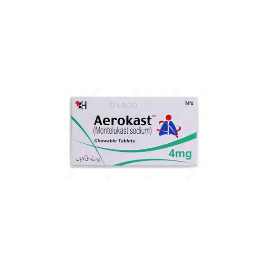 Aerokast Tablets 4Mg (1 Box = 14 Tablets)