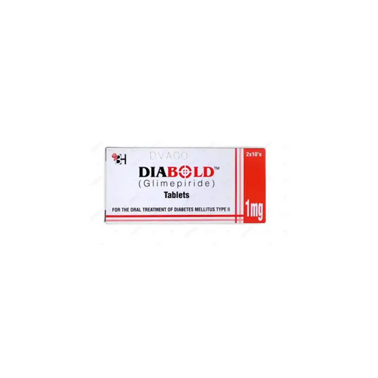 Diabold Tablets 1Mg 20's  (1 Strip = 10 Tablets)