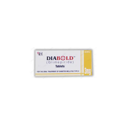 Diabold Tablets 3Mg 20's (1 Strip = 10 Tablets)