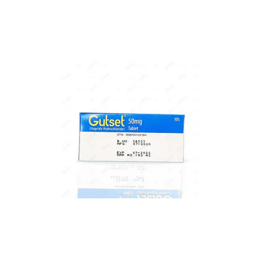 Gutset Tablets 50Mg 10's (1 Strip = 10 Tablets)