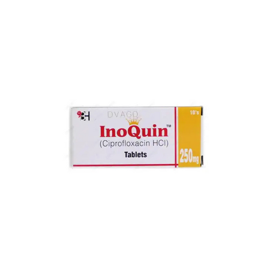 Inoquin Tablets 250Mg 10's (1 Strip = 10 Tablets)