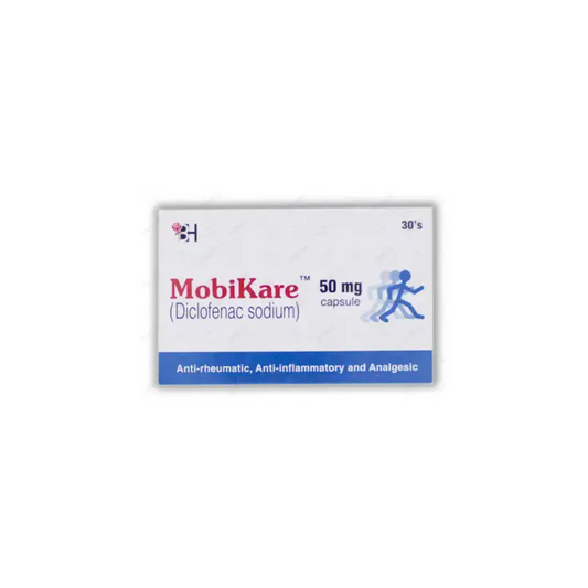 Mobikare Capsules 50Mg 30's (1 Strip = 5 Capsules)