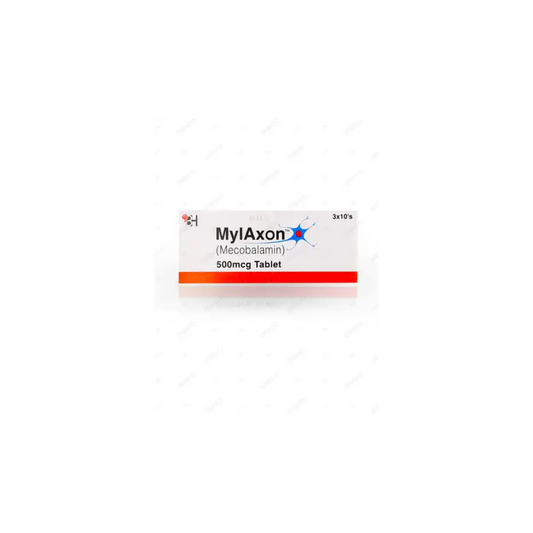 Mylaxon Tablets 500Mcg 30's (1 Strip = 10 Tablets)