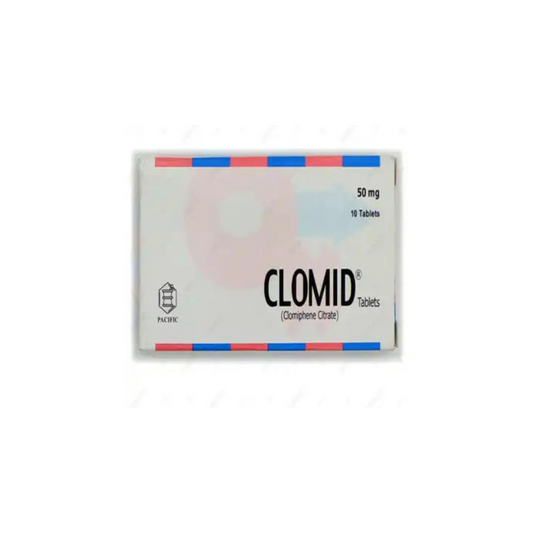 Clomid Tablets 50Mg 10's (1 Strip = 10 Tablets)