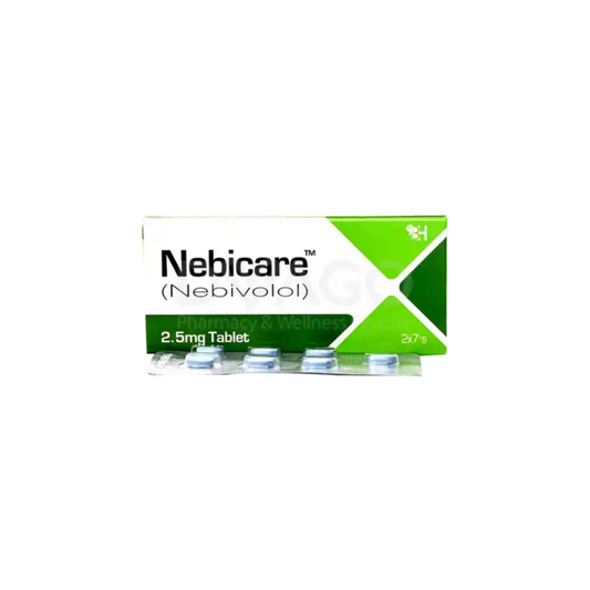 Nebicare Tablets 2.5Mg 14 (1 Strip = 7 Tablets)