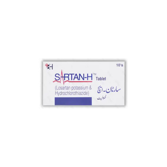 Sartan-H Tablets 50Mg/12.5Mg 10's (1 Strip = 10 Tablets)