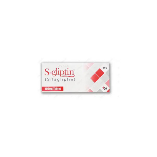 S-Gliptin Tablets 100Mg 14's (1 Strip = 7 Tablets)