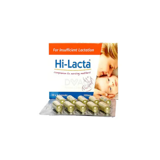 Hi-Lacta Capsules 500Mg 60's (1 Strip = 10 Capsules)