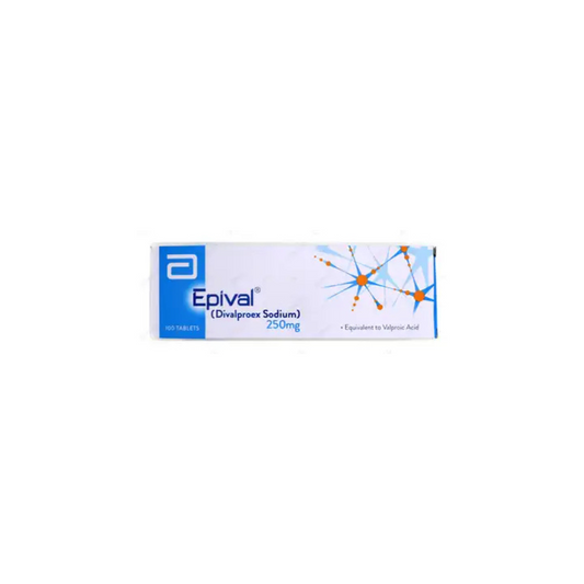 Epival Tablets 250Mg100's (1 Strip = 10 Tablets)