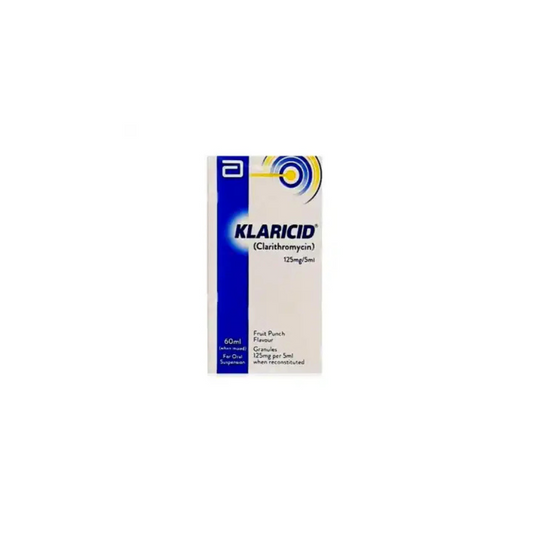 Klaricid 60Ml Suspension 125Mg/5Ml