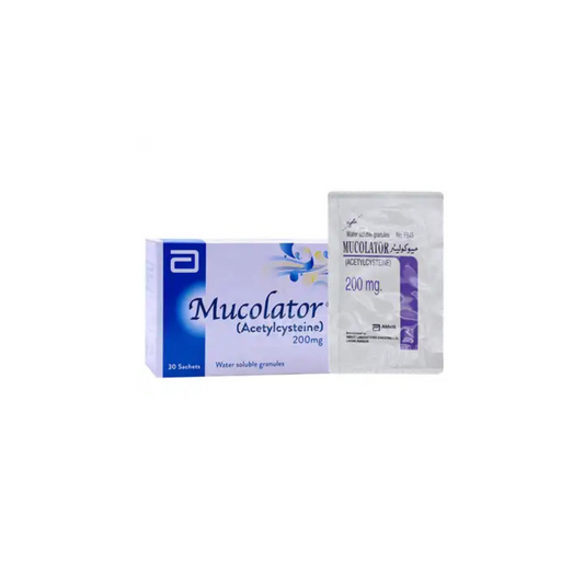 Mucolator Granules Sachets 200Mg 30's