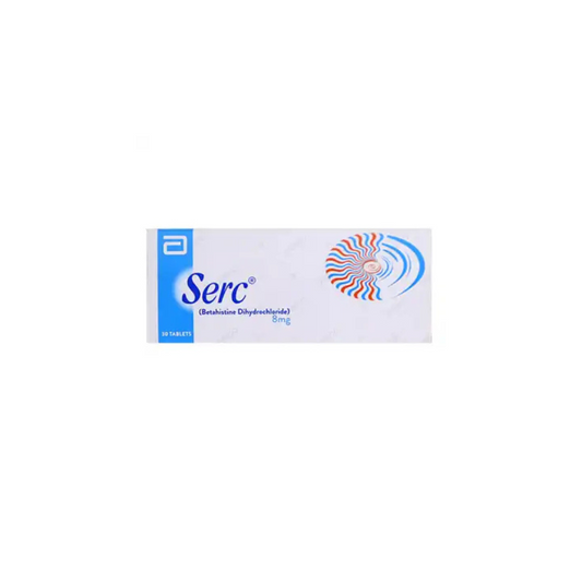 Serc Tablets 8Mg 30's (1 Strip = 10 Tablets