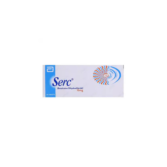 Serc Tablets 16Mg 30's (1 Strip = 10 Tablets)