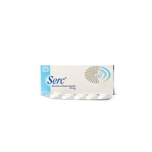 Serc Tablets 24Mg 30's (1 Strip = 10 Tablets)