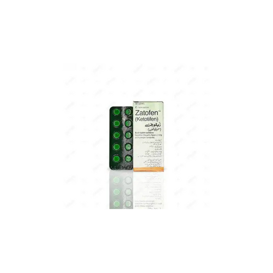 Zatofen Tablets 1Mg 30's (1 Strip = 10 Tablets)