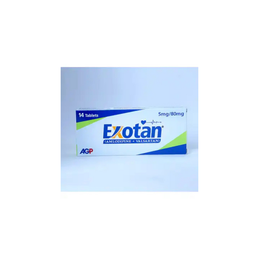 Exotan Tablets 5Mg/80Mg 14's (1 Strip = 14 Tablets)