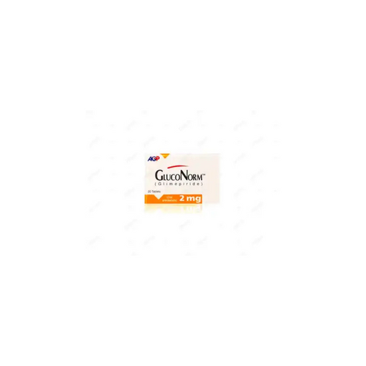 Gluconorm Tablets 2Mg 20's (1 Strip = 10 Tablets)