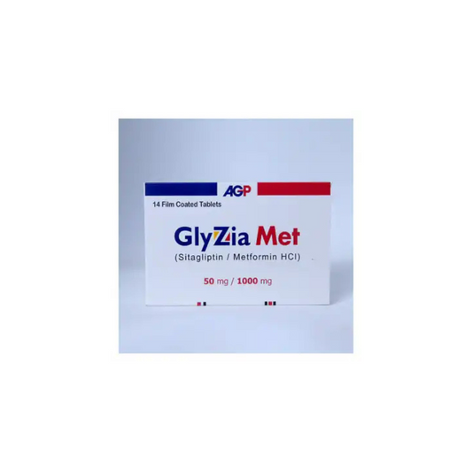 Glyzia Met Tablets 50/1000Mg 14's (1 Strip = 7 Tablets)