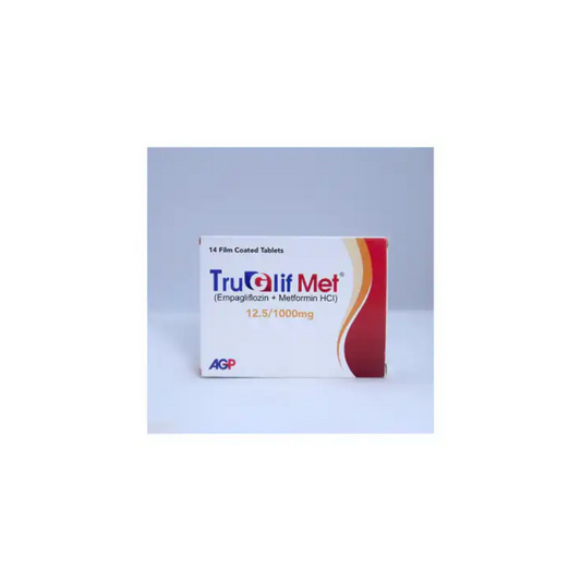 Truglifmet Tablets 12.5/1000Mg 14's (1 Strip = 7 Tablets)