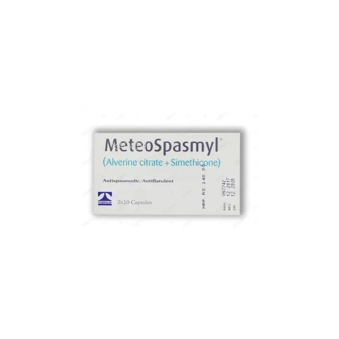 Meteospasmyl Capsules 20's (1 Strip = 10 Capsules)