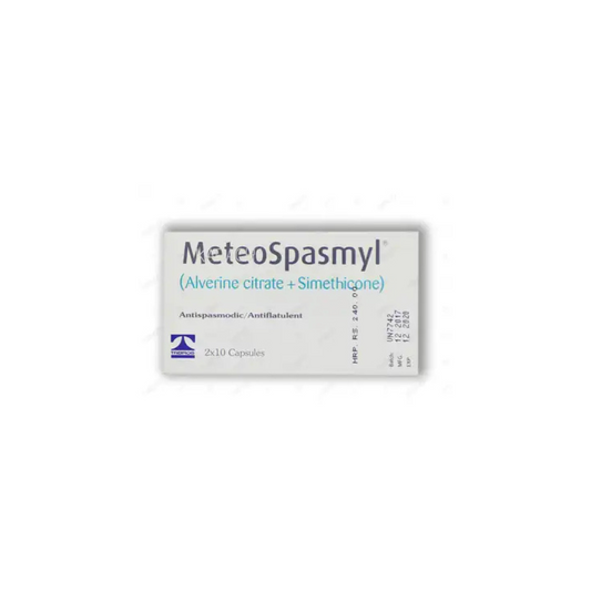 Meteospasmyl Capsules 20's (1 Strip = 10 Capsules)