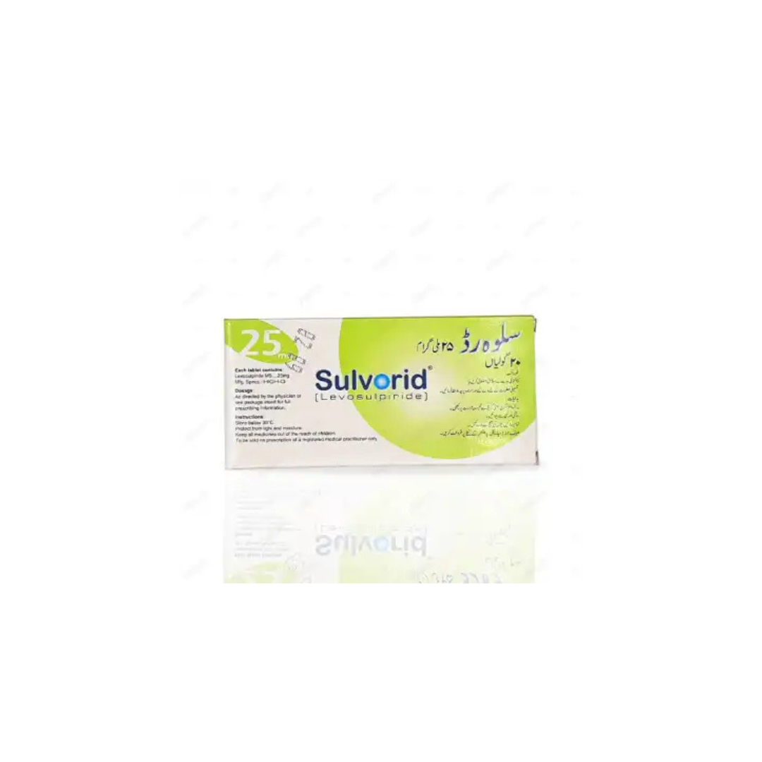 Sulvorid Tablets 25Mg 20's (1 Strip = 10 Tablets)