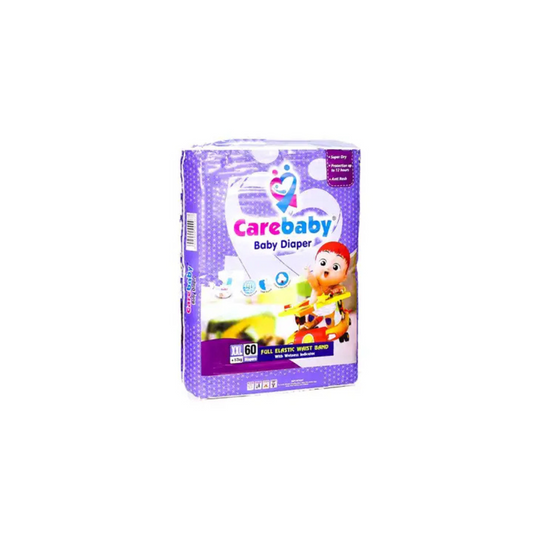 CareBaby Diaper Xxl Size 6 60Pcs