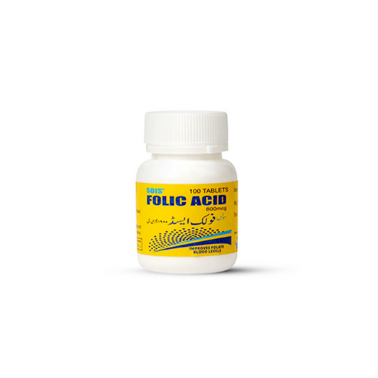 Sois Folic Acid Tablets (1 Bottle = 100 Tablets)