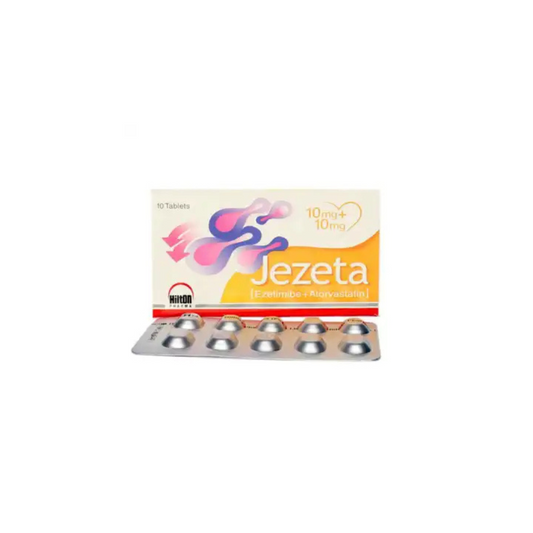 Jezeta Tablets 10Mg/10Mg 10's (1 Strip = 10 Tablets)