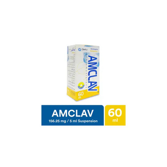 Amclav 60Ml Suspension 156.25Mg/5Ml