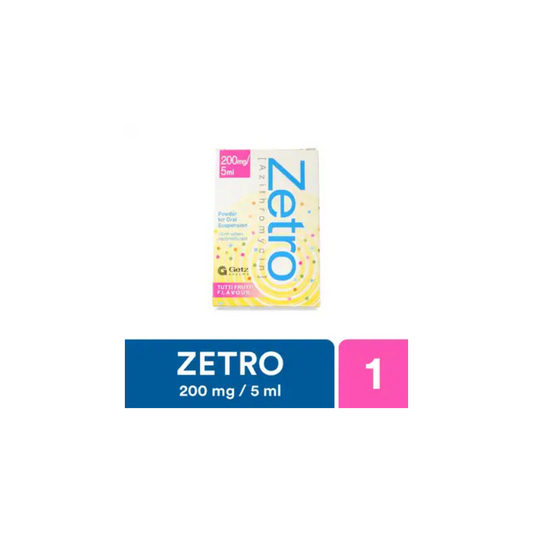 Zetro 15Ml Suspension 200Mg/5Ml